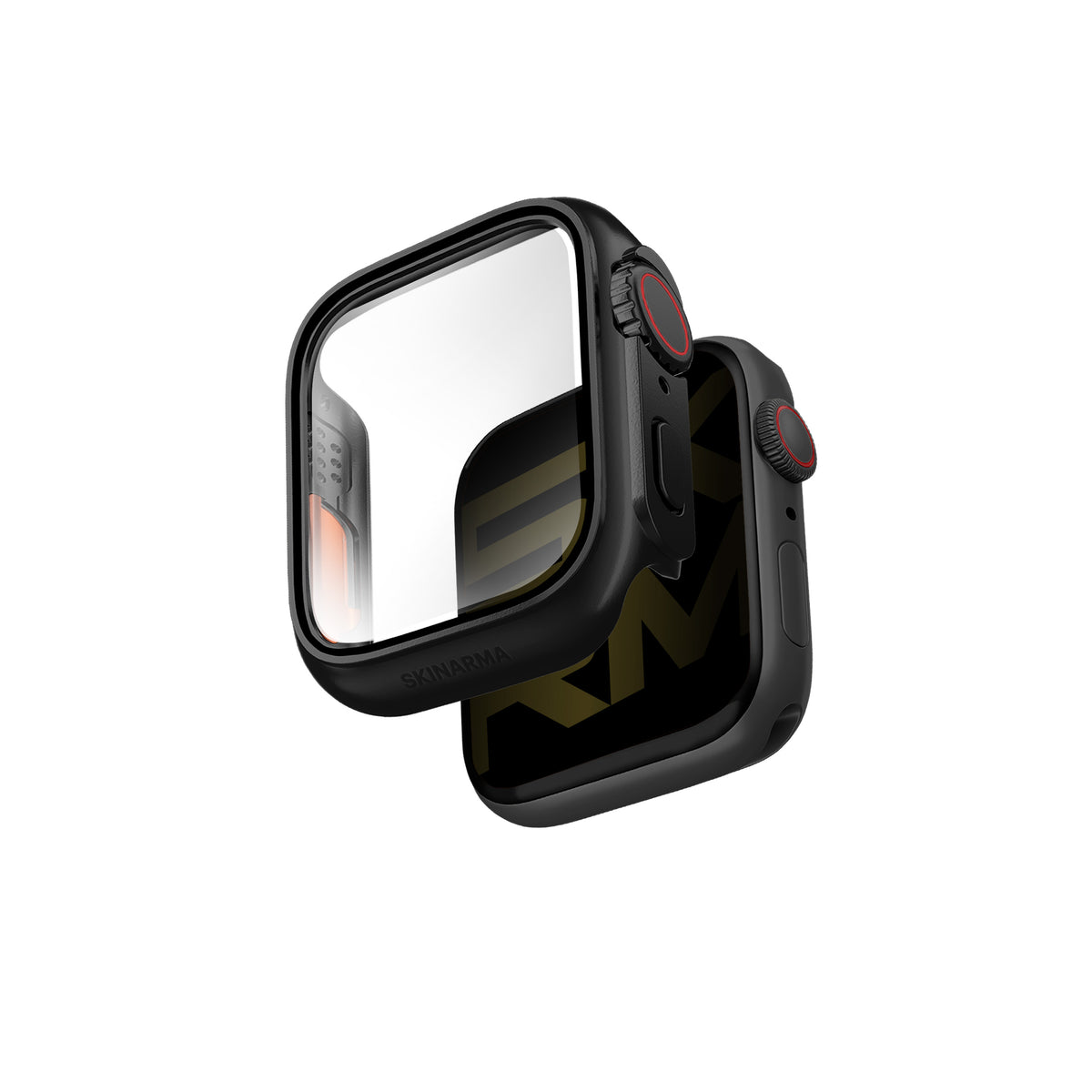 SkinArma Gado Pro Apple Watch 44mm Dijital Taç Korumalı Kasa ve Ekran Koruyucu