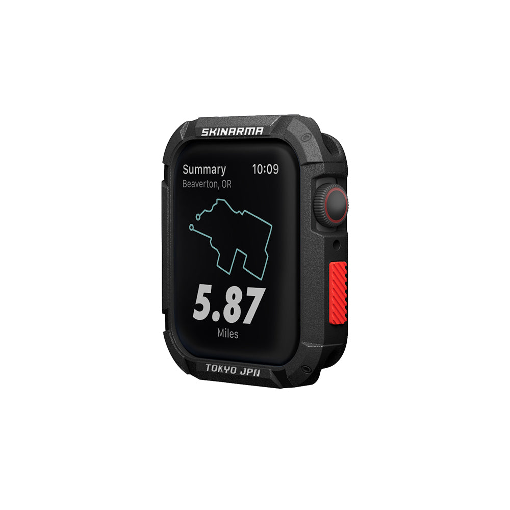 SkinArma Kurono Apple Watch 44mm/Watch 7 45mm Buzlu Tasarım Sert PC Kasa Koruyucu