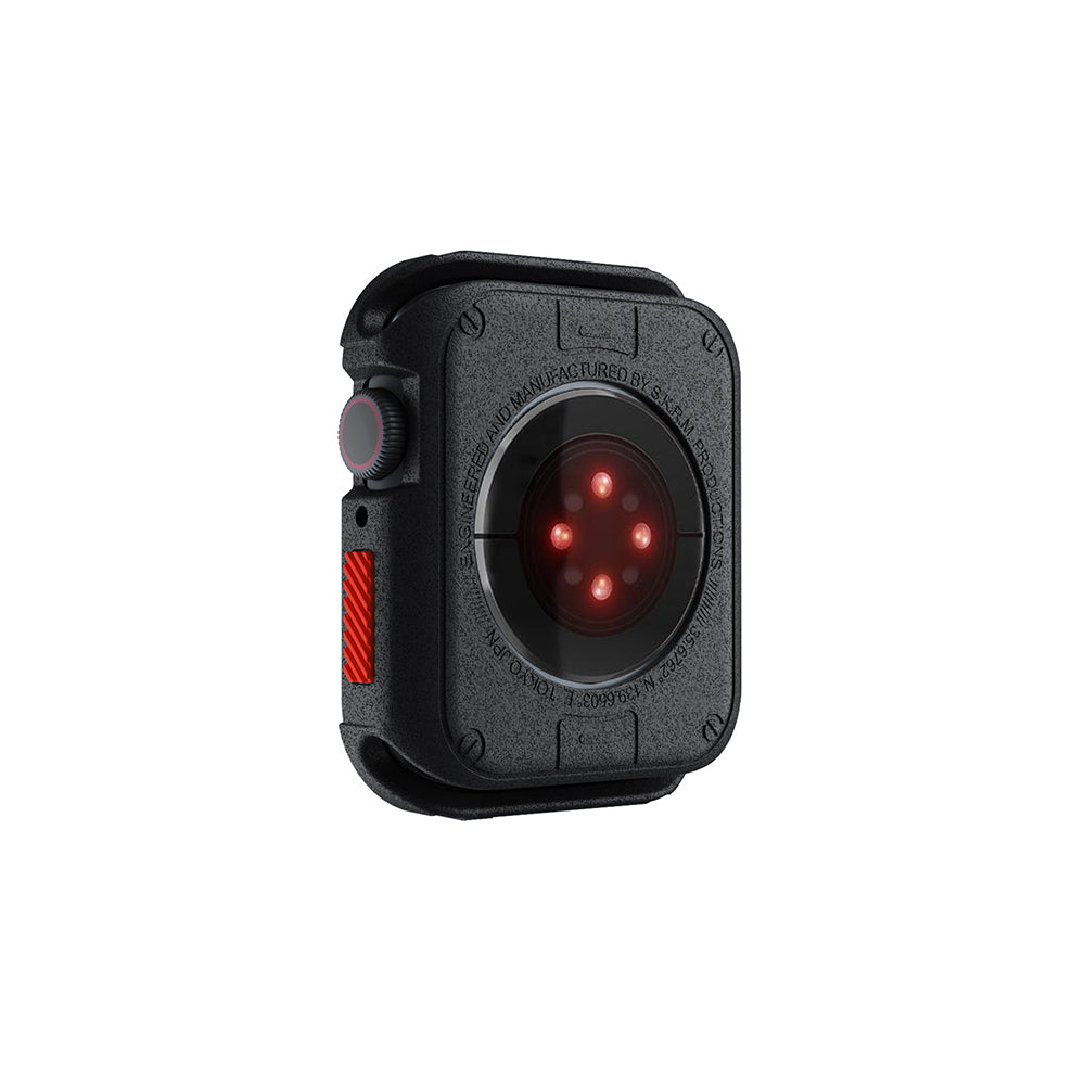 SkinArma Kurono Apple Watch 44mm/Watch 7 45mm Buzlu Tasarım Sert PC Kasa Koruyucu