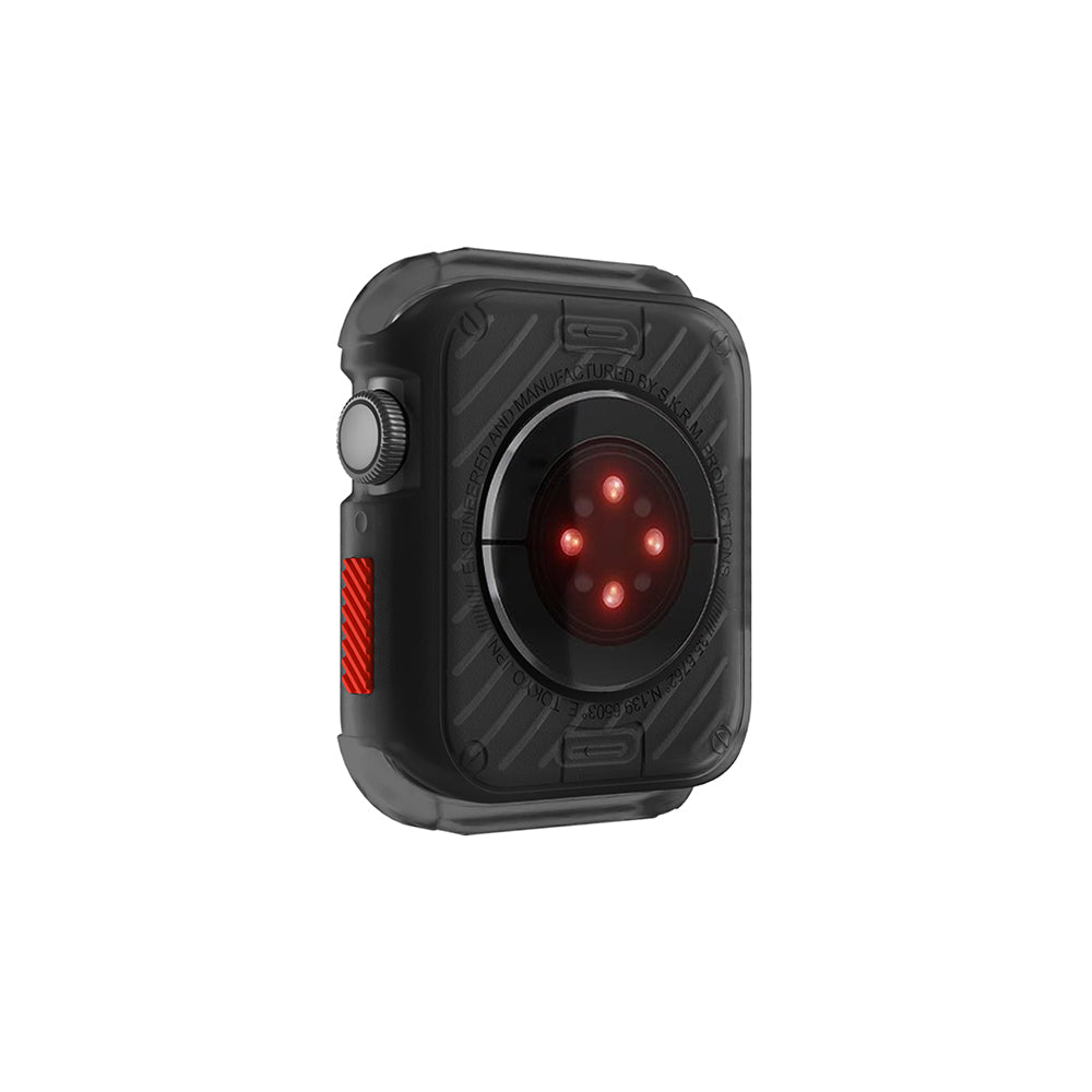 SkinArma Kurono Apple Watch 44mm/Watch 7 45mm Buzlu Tasarım Sert PC Kasa Koruyucu