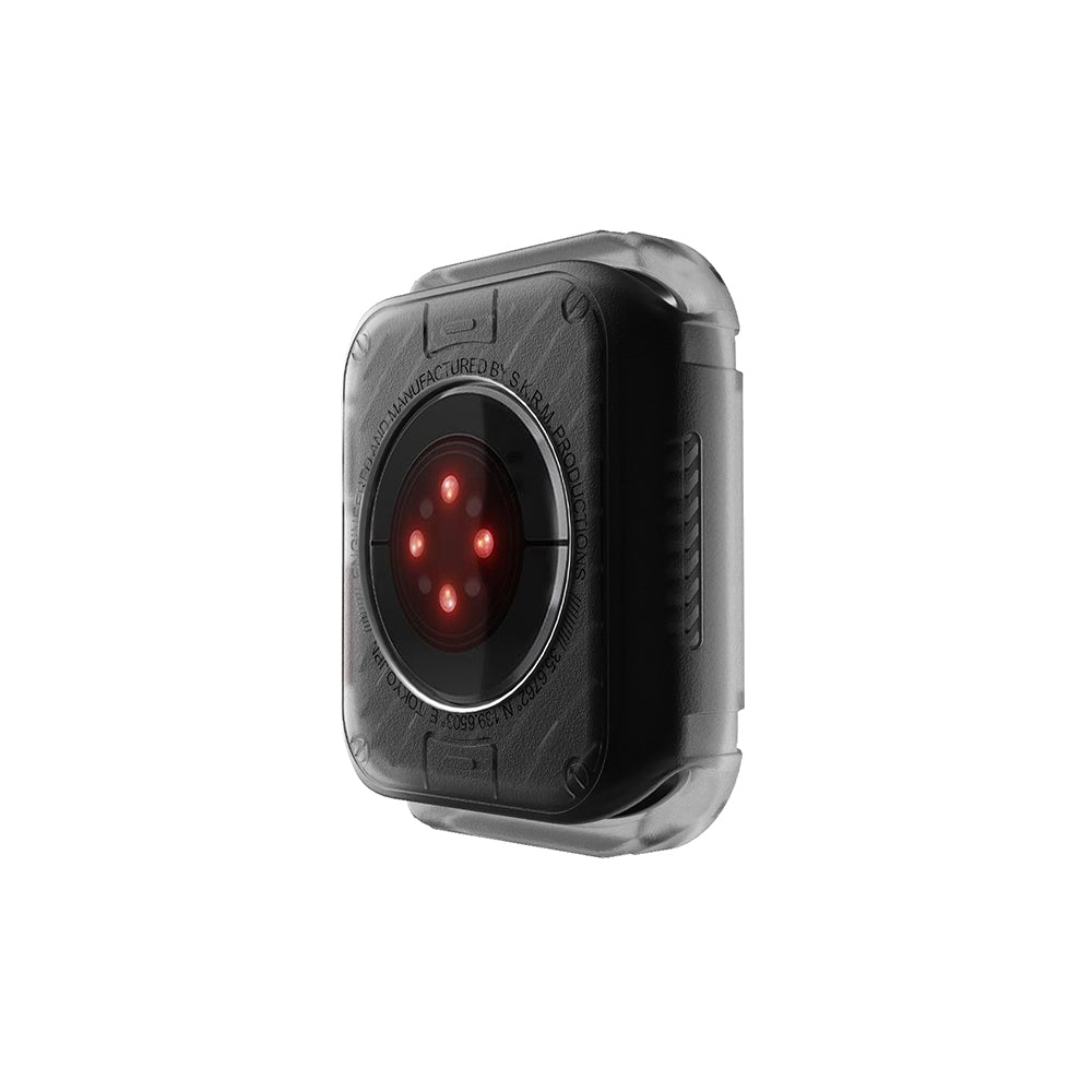 SkinArma Kurono Apple Watch 44mm/Watch 7 45mm Buzlu Tasarım Sert PC Kasa Koruyucu