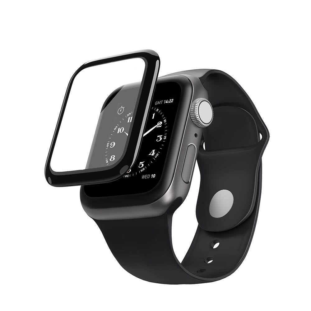 Wiwu Wi-JD105 Apple Watch 44mm Easy Install PMMA Pet Ekran Koruyucu + Kolay Uygulama Aparatı