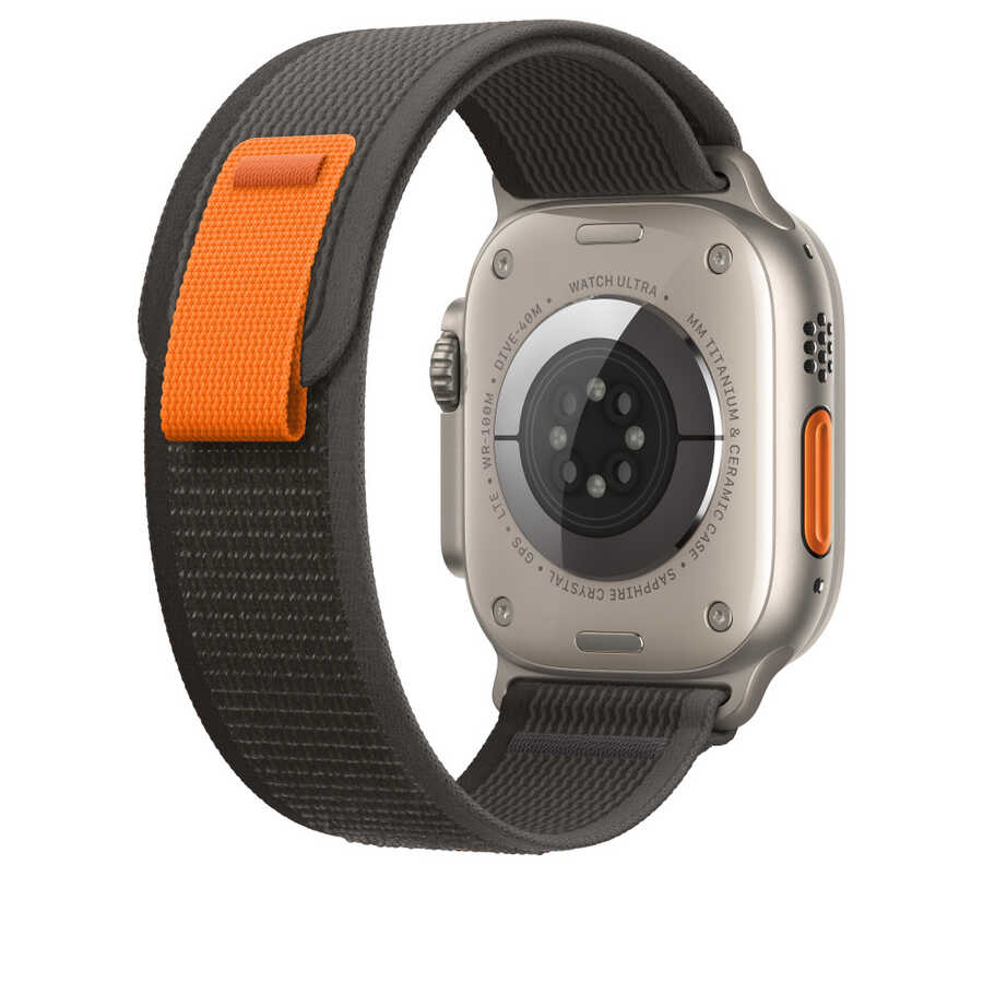 Wiwu Trail Loop Apple Watch 1/2/3/4/5/6/SE/7/8/9/10 (38/40/41mm Kasa) Uyumlu Naylon Örgü İşlemeli Hasır Kordon Strap Kayış - 1