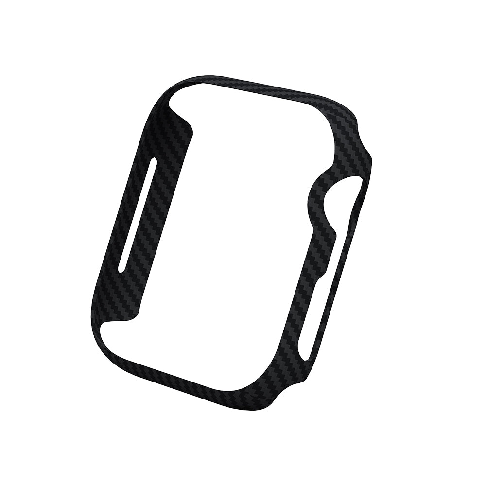 Pitaka Air Case Apple Watch 7 45mm 600D Aramid Fiber Classic Serisi Black-Grey Twill Kasa Koruyucu