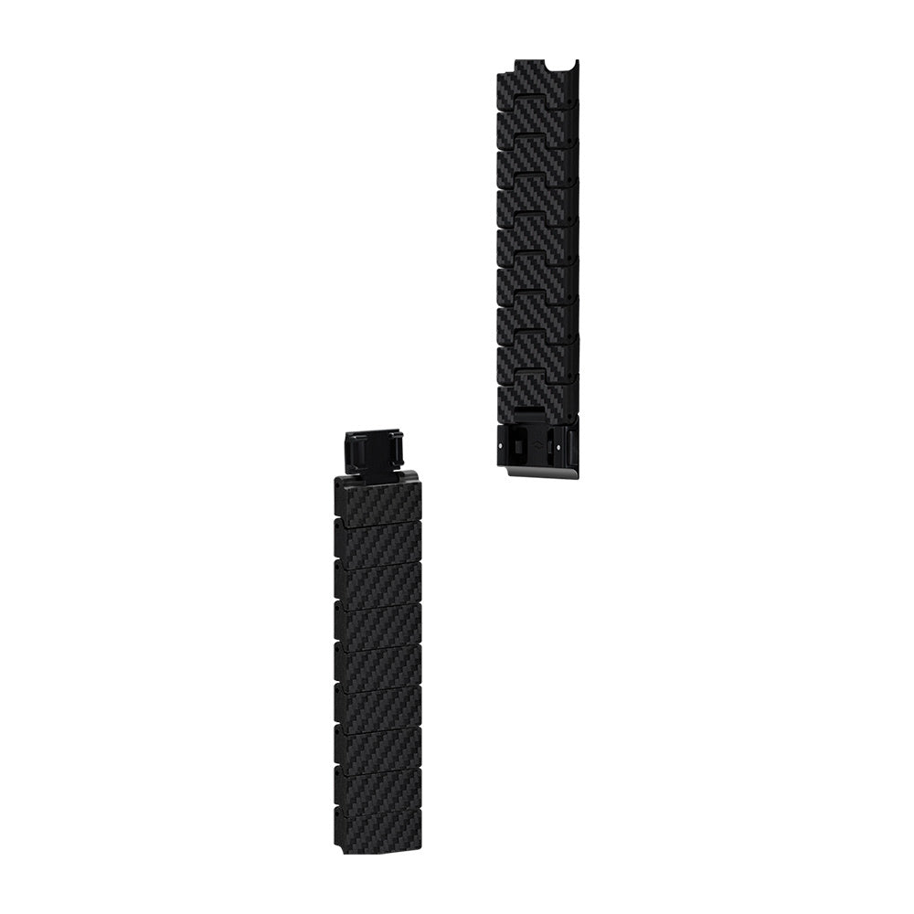 Pitaka Modern Serisi Tüm Apple Watch Modelleriyle Uyumlu Karbon Fiber Black-Grey Twill Universal Kordon