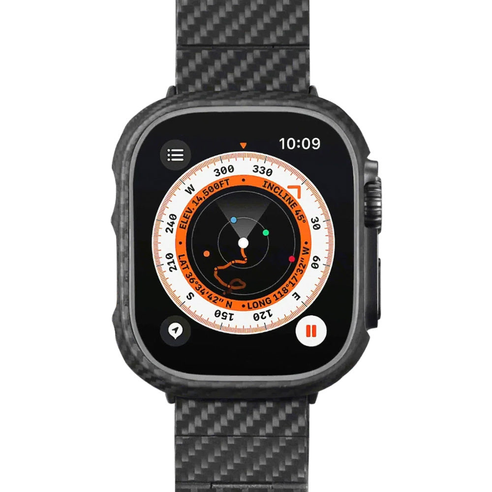 Pitaka Air Case Apple Watch Ultra 49mm 600D Aramid Fiber Classic Serisi Kasa Koruyucu
