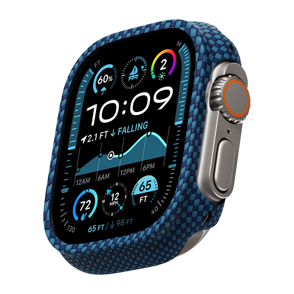 Pitaka Air Case Apple Watch Ultra 49mm 600D Aramid Fiber Classic Serisi Kasa Koruyucu