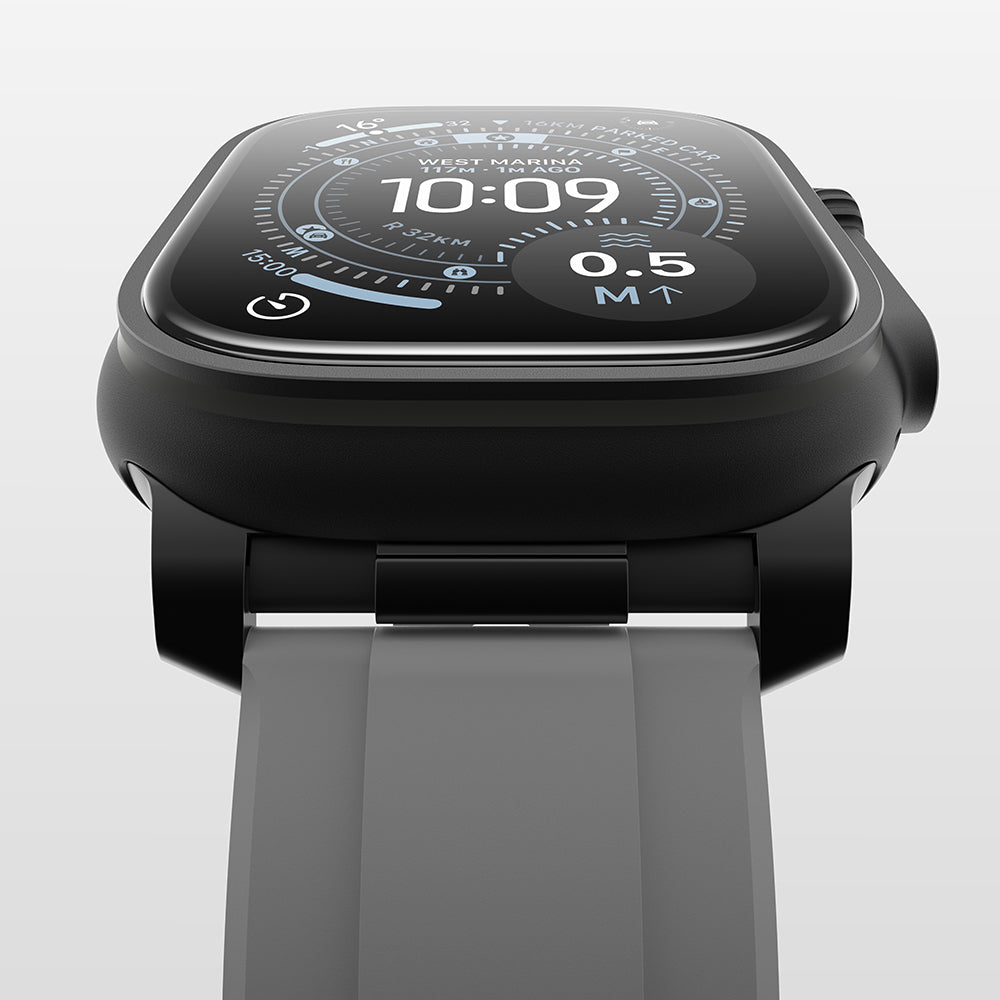 Amazingthing Radix AccuGuard Serisi Apple Watch Ultra 49mm Akıllı Saat Temperli Cam Ekran Koruyucu