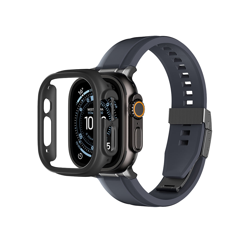 Amazingthing Radix Minimal FullGuard Apple Watch Ultra 49mm Sert PC Kasa ve Ekran Koruyucu