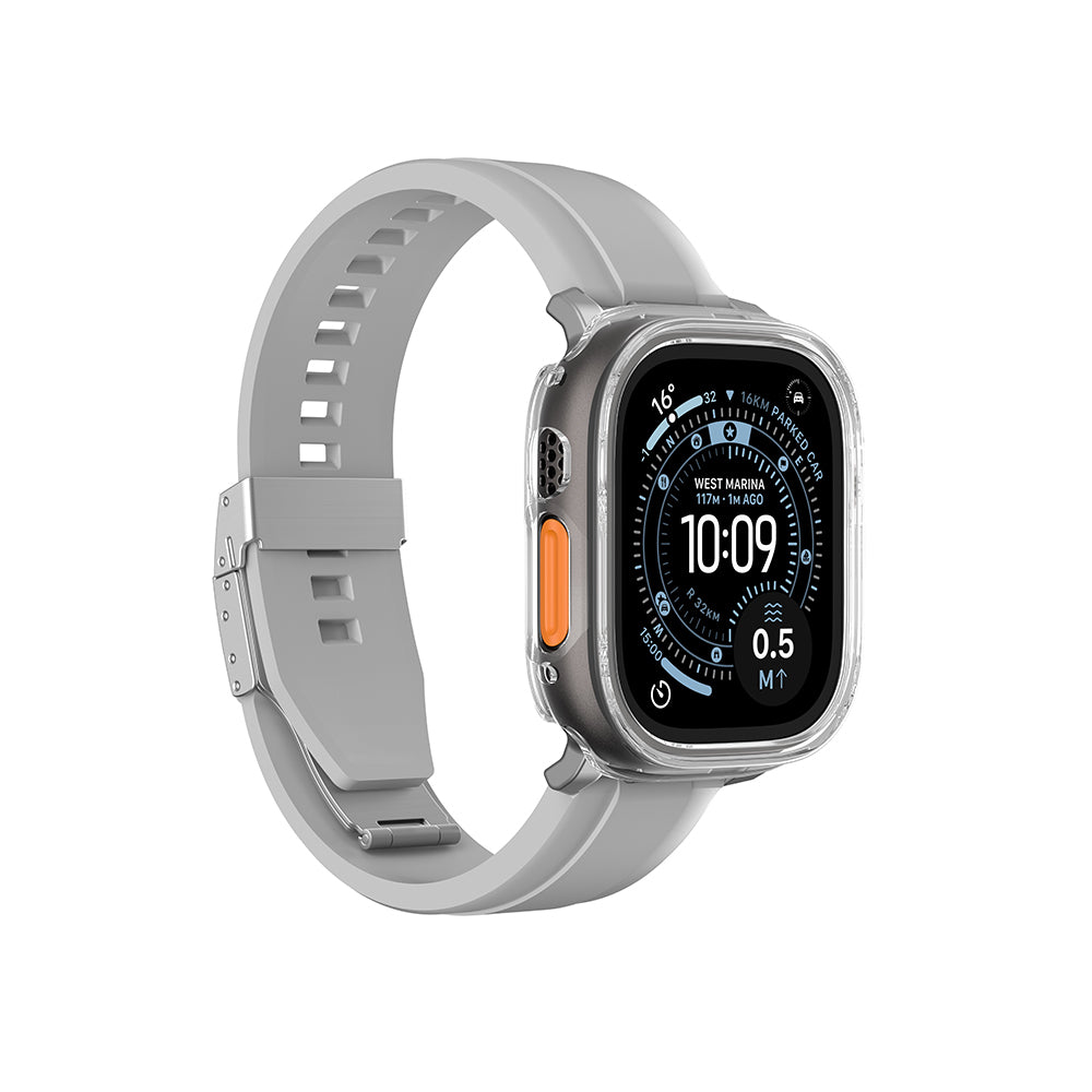 Amazingthing Radix Minimal FullGuard Apple Watch Ultra 49mm Sert PC Kasa ve Ekran Koruyucu