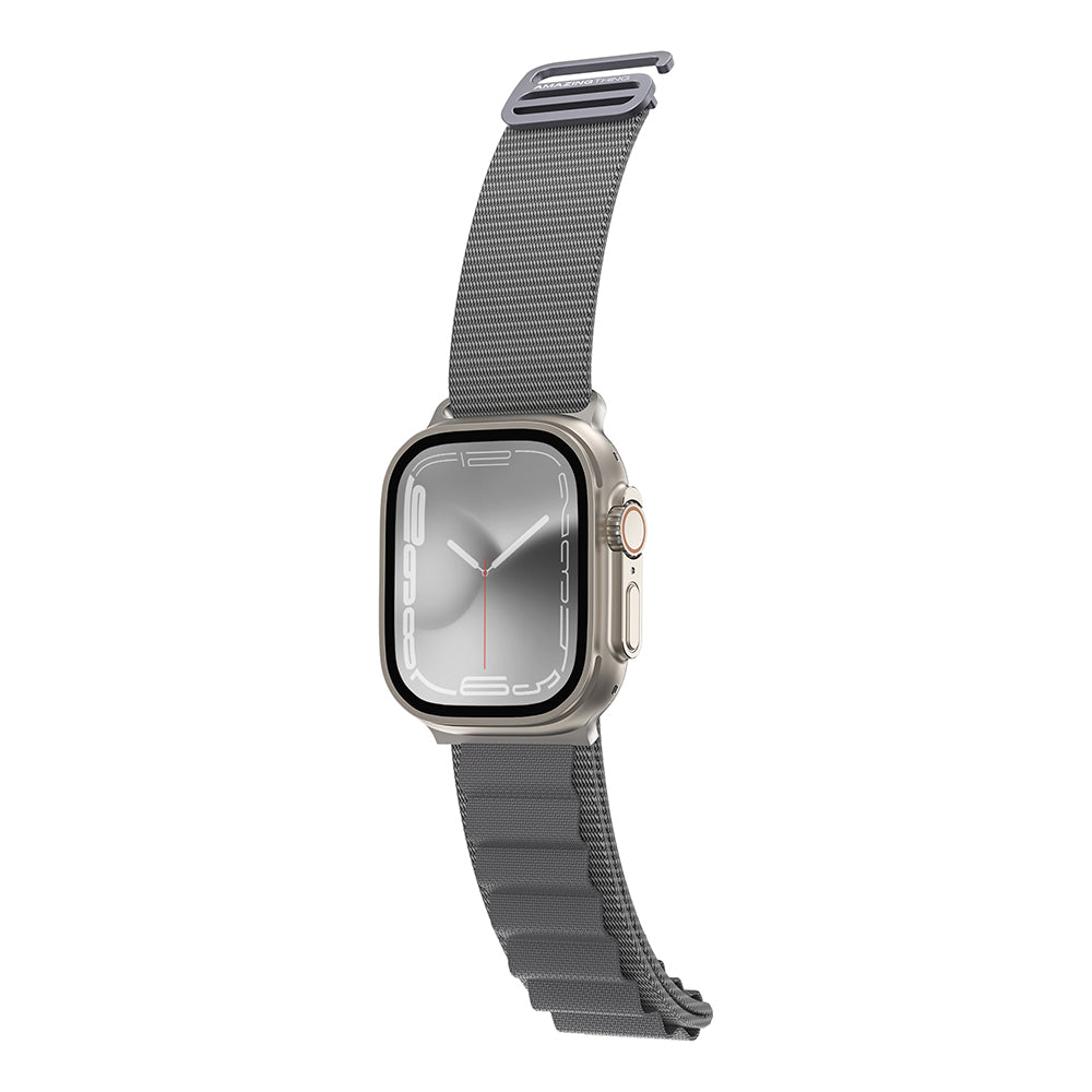 Amazingthing Titan Apple Watch Ultra 49mm Spor Hasır Kordon - 6