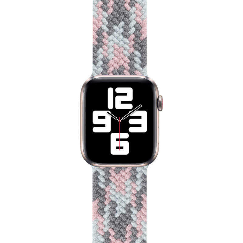 Watch Ultra 49mm Kordon Wiwu Braided Solo Loop Contrast Color Medium Strap Kayış - 8