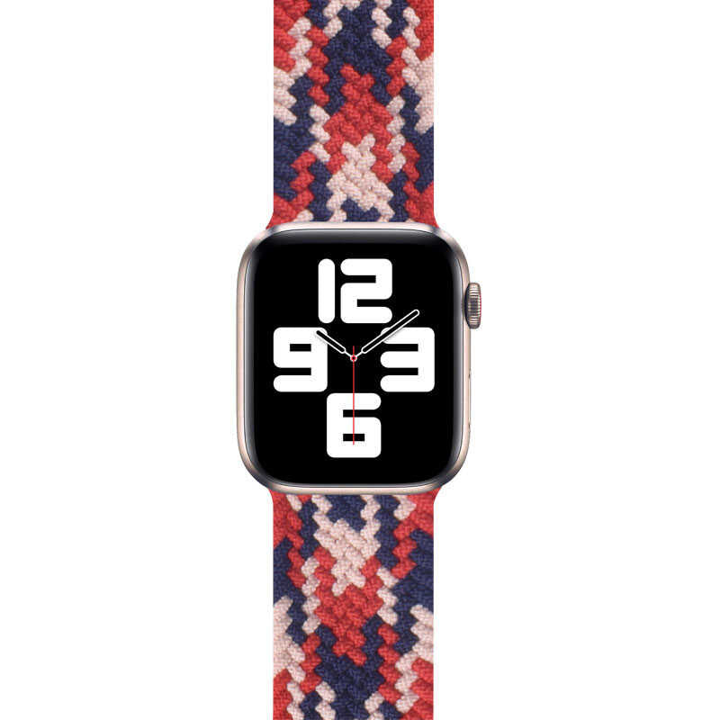 Watch Ultra 49mm Kordon Wiwu Braided Solo Loop Contrast Color Medium Strap Kayış - 9