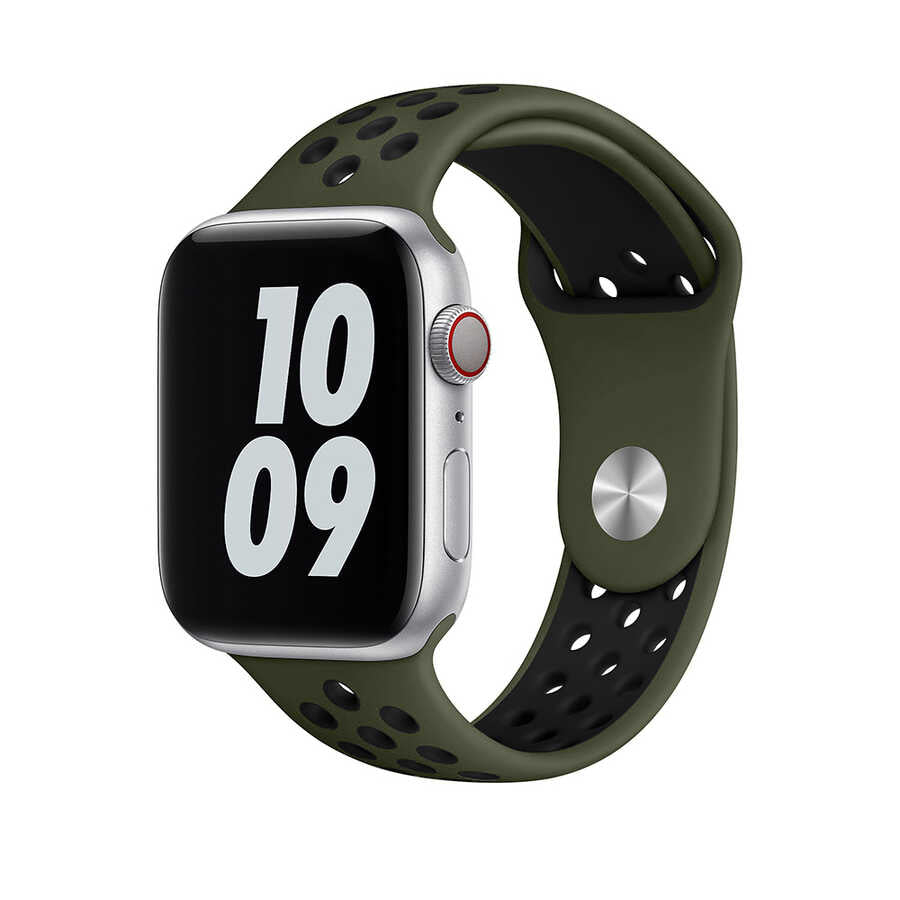 Watch Ultra 49mm Kordon Wiwu Dual Color Sport Band Silikon Strap Kayış - 1