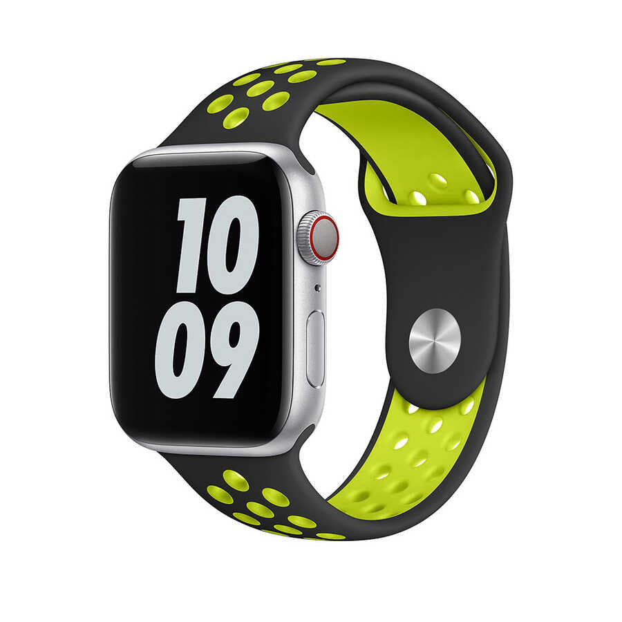 Watch Ultra 49mm Kordon Wiwu Dual Color Sport Band Silikon Strap Kayış - 7