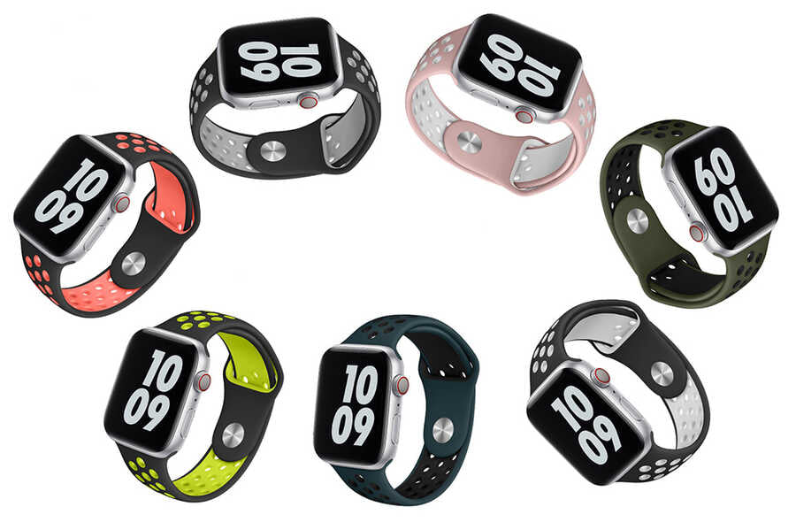 Watch Ultra 49mm Kordon Wiwu Dual Color Sport Band Silikon Strap Kayış - 3