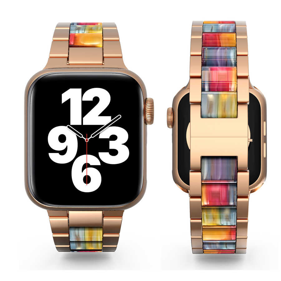 Watch Ultra 49mm Kordon Wiwu Resin Steel Belt Metal Strap Kayış - 11