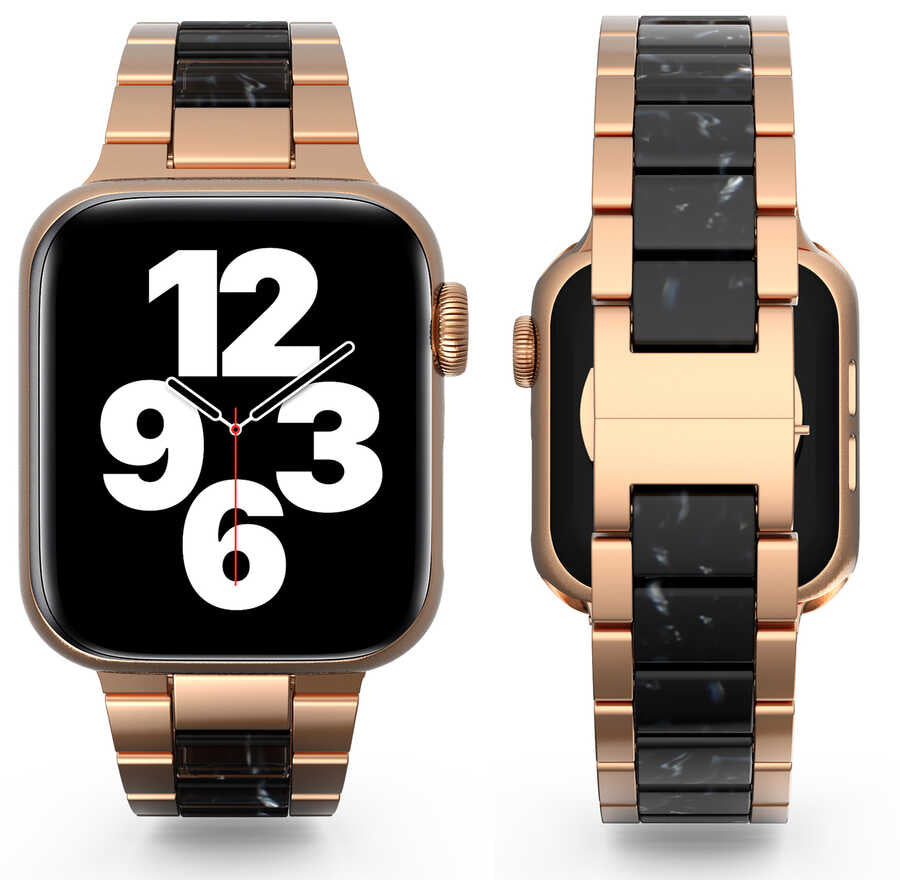 Watch Ultra 49mm Kordon Wiwu Resin Steel Belt Metal Strap Kayış - 12