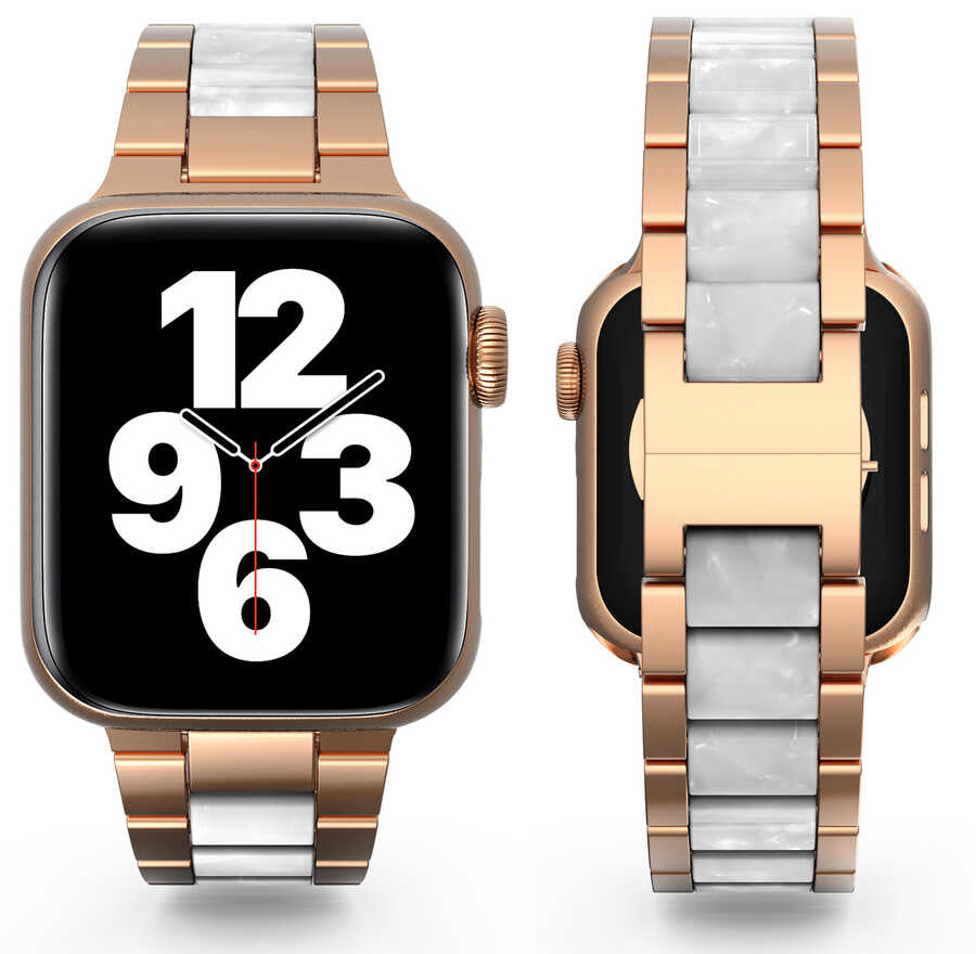 Watch Ultra 49mm Kordon Wiwu Resin Steel Belt Metal Strap Kayış - 18