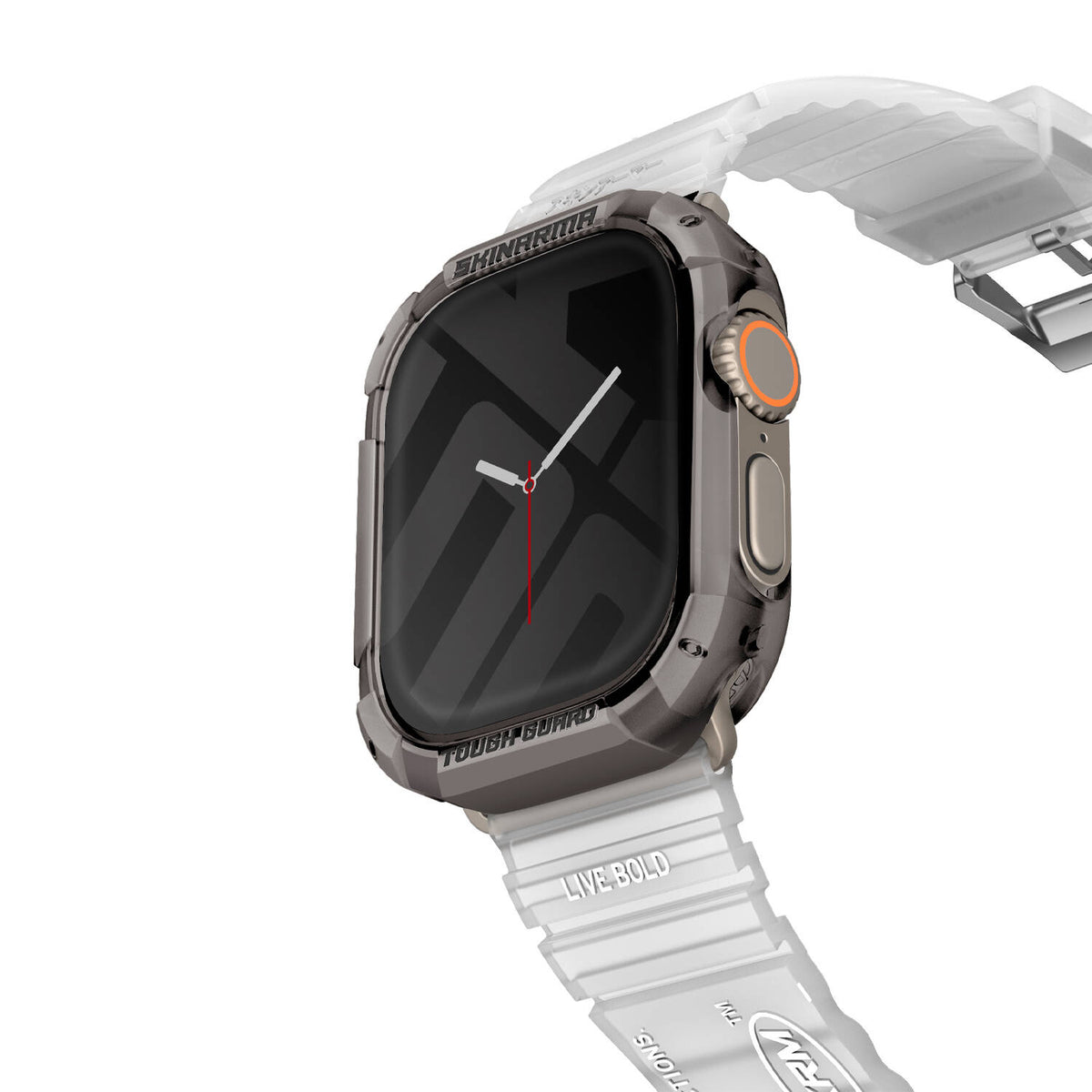 SkinArma Kurono Apple Watch Ultra 49mm Buzlu Tasarım Sert PC Kasa Koruyucu