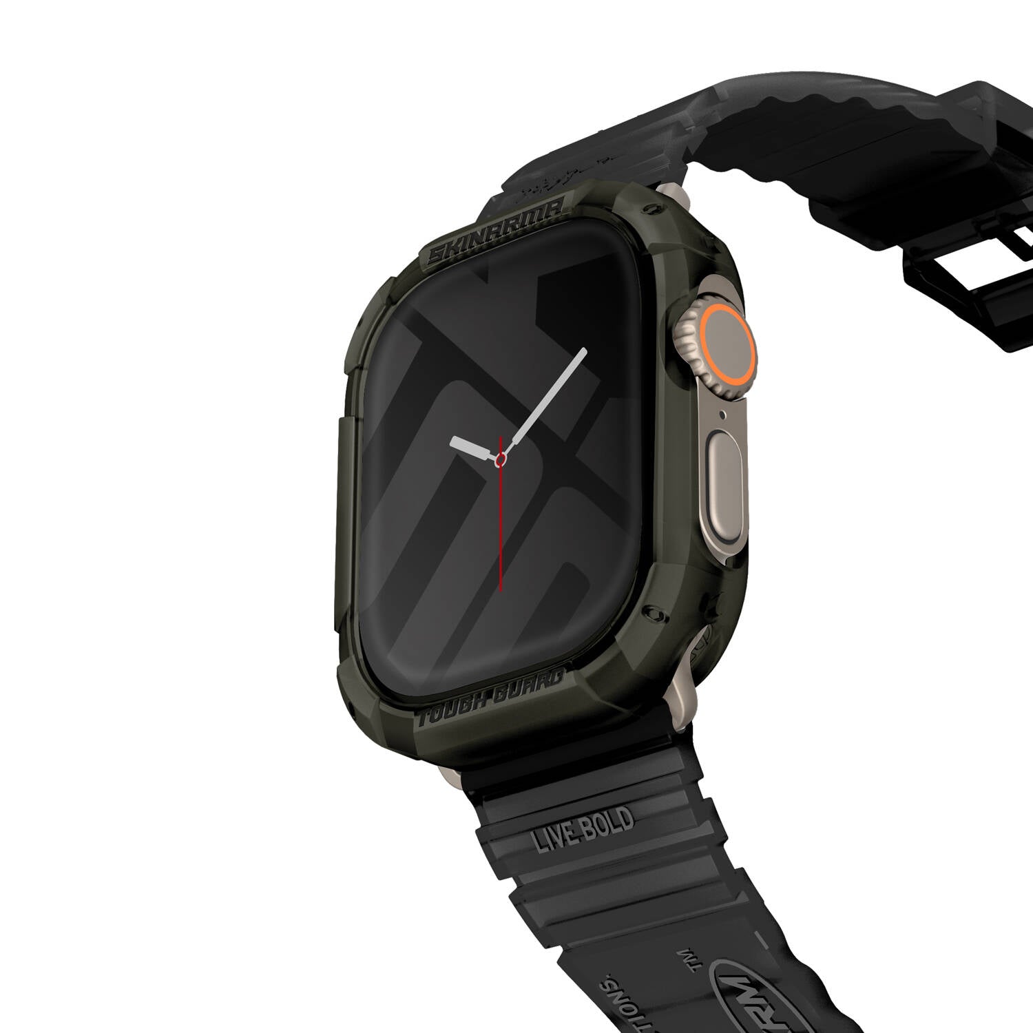 SkinArma Kurono Apple Watch Ultra 49mm Buzlu Tasarım Sert PC Kasa Koruyucu