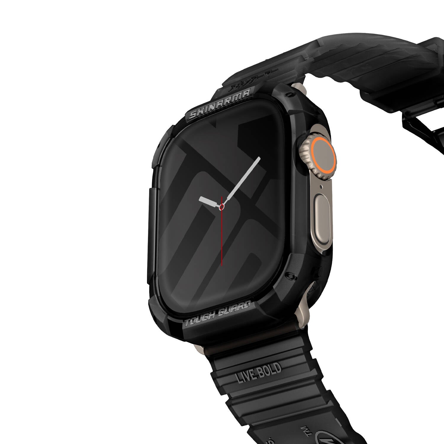 SkinArma Kurono Apple Watch Ultra 49mm Buzlu Tasarım Sert PC Kasa Koruyucu