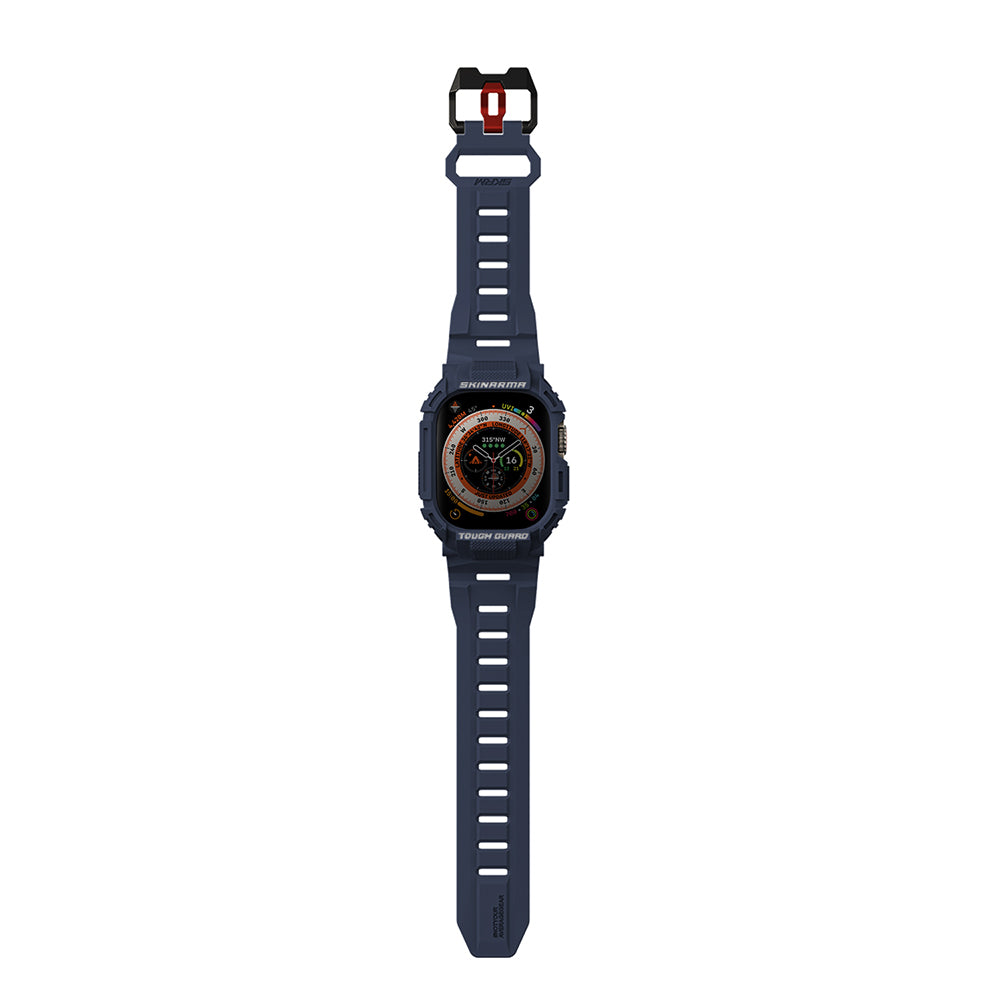 Skinarma Mecha Apple Watch Ultra 49mm 2in1 TPU Kasa Koruyucu + Silikon Kordon