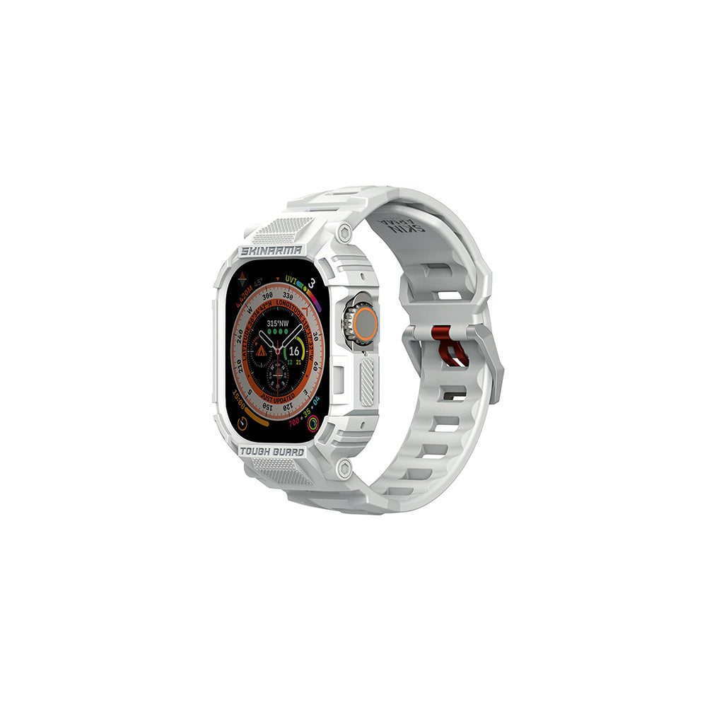 Skinarma Mecha Apple Watch Ultra 49mm 2in1 TPU Kasa Koruyucu + Silikon Kordon