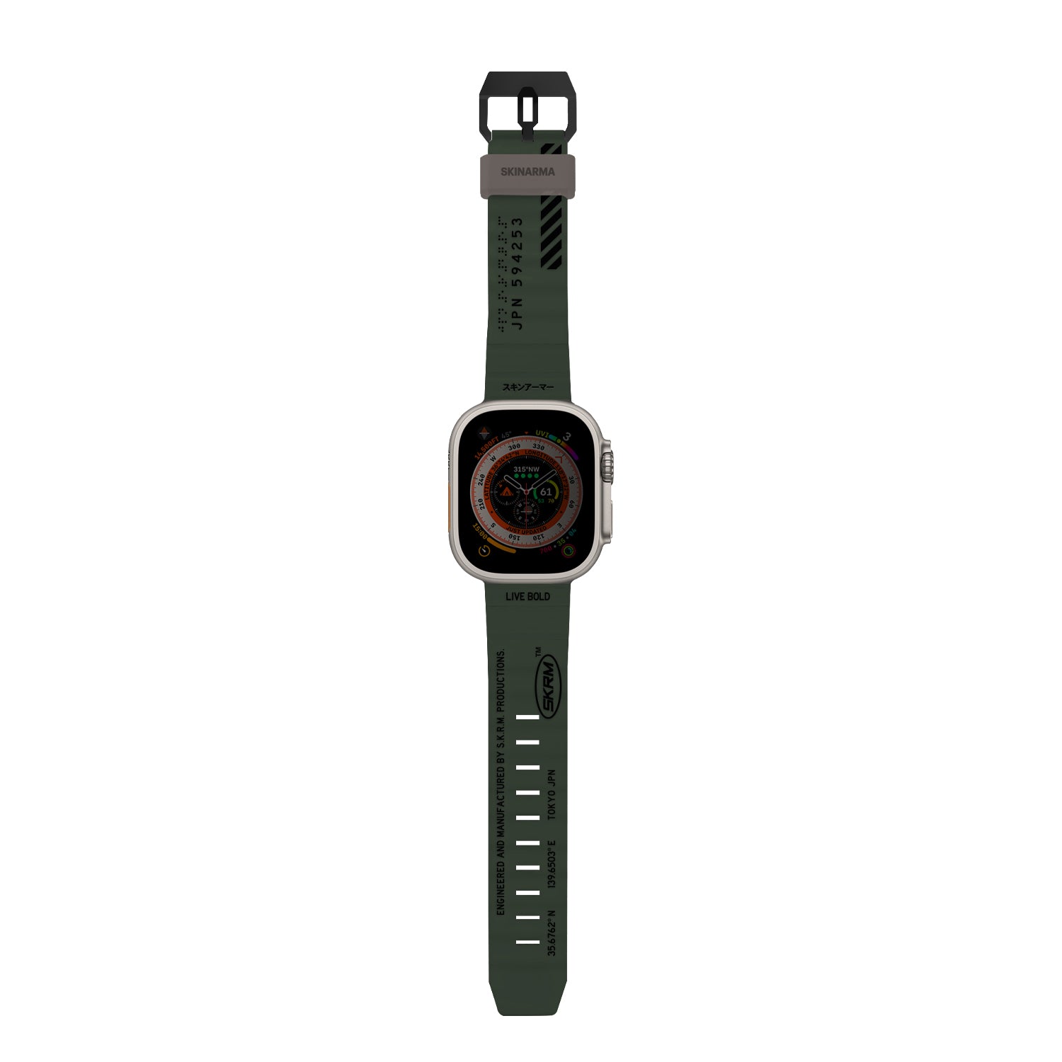SkinArma Shokku Apple Watch Ultra 42/44/45/46/49mm Silikon Kordon