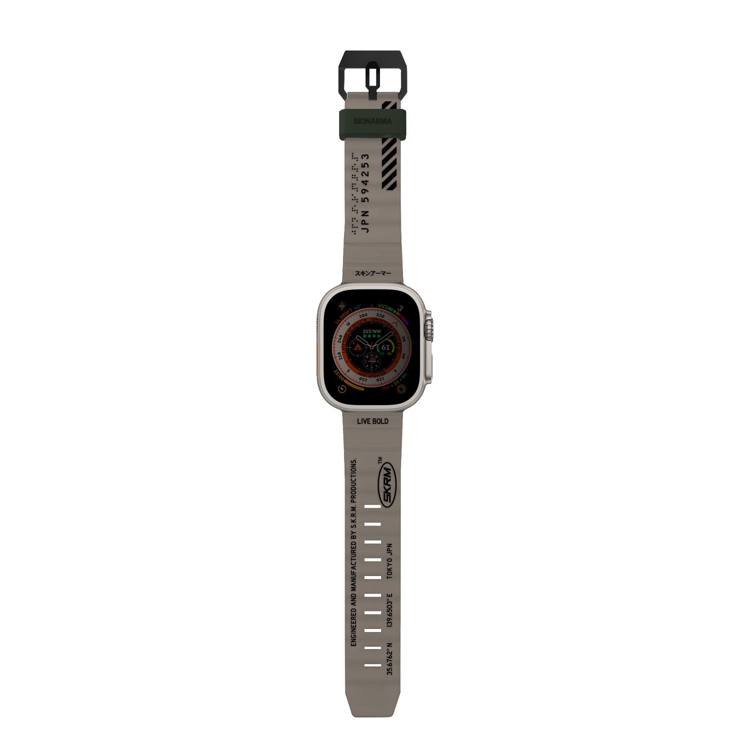 SkinArma Shokku Apple Watch Ultra 42/44/45/46/49mm Silikon Kordon