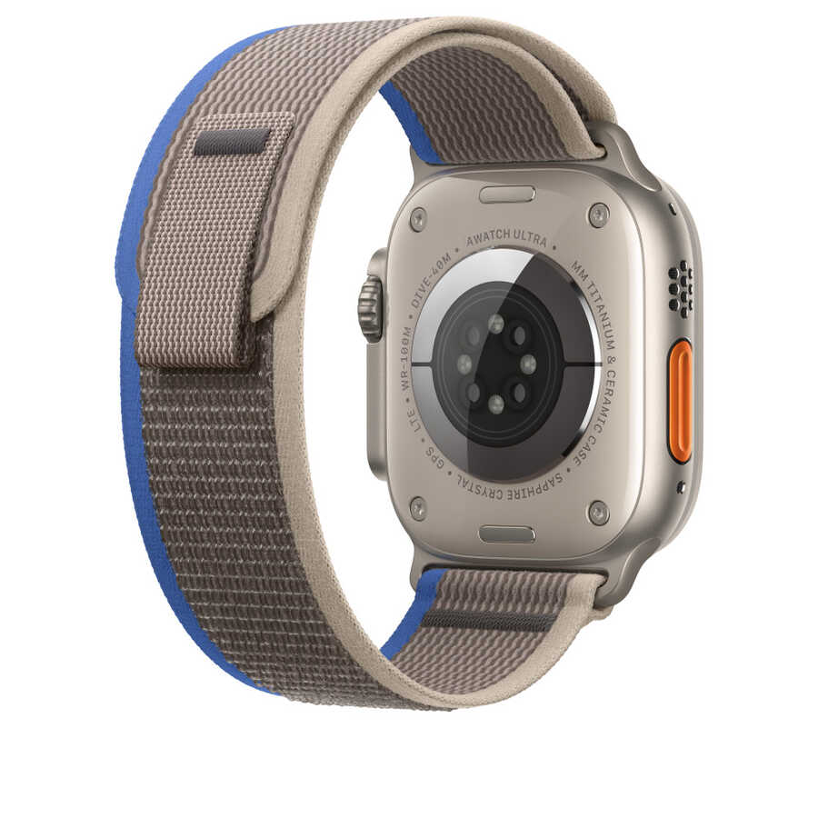 Wiwu Trail Loop Apple Watch 49mm Naylon Örgü İşlemeli Hasır Kordon Strap Kayış - 1
