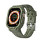 Wiwu Wi-WB014 Armor Serisi Apple Watch Ultra 49mm 2in1 Sert PC Kasa Koruyuculu Silikon Kordon