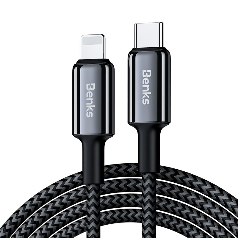 Benks D43 Type-C to Lightning PD 480Mbps 1.2 Metre Hızlı Şarj ve Data Kablosu