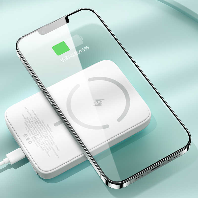 Benks MP06 15W Magsafe Slim 10000 Mah iPhone 12-13-14 Serisi Uyumlu Powerbank - 3