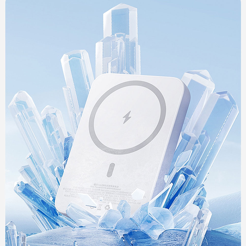 Benks MP09 M-safe Magnetik Standlı İnce Tasarımlı Powerbank 6000mAh