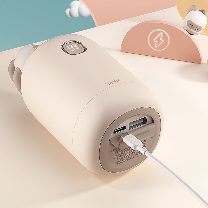 Benks NS03 Dijital Ekran El Isıtıcı Özellikli Aroma Kokulu 15W 10000mAh Powerbank - 9