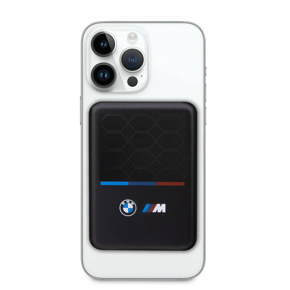 BMW Led Işıklı Göstergeli M-safe Magnetik Orjinal Lisanslı Powerbank 5000 Mah