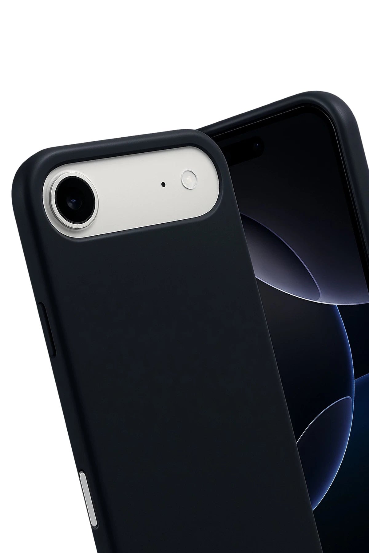 Cepax iPhone 17 Pro Max Nano içi Kadife Silikon Telefon Kılıfı
