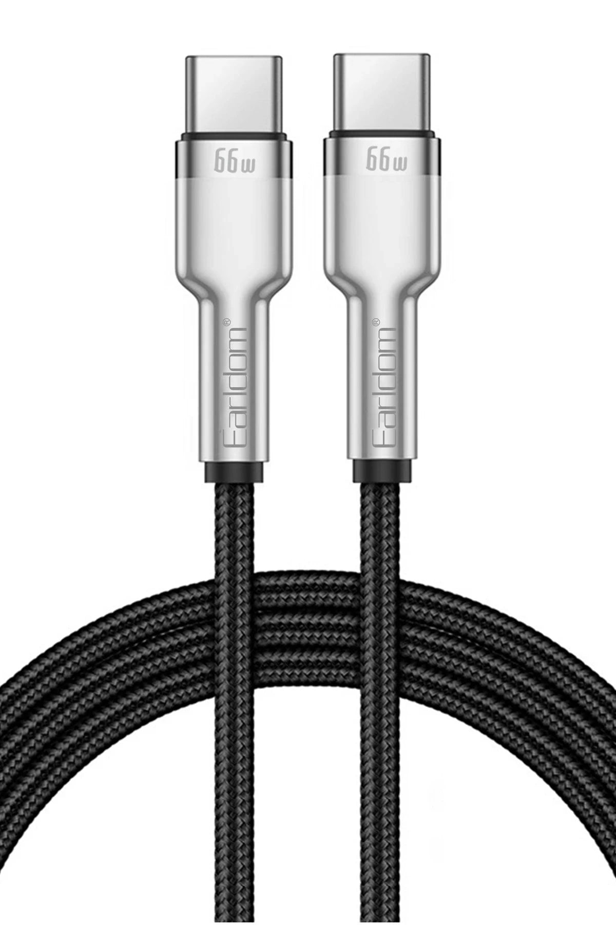 Earldom EC-PD01C 1M 66W Type-C to Type-C PD Hızlı Şarj Kablosu