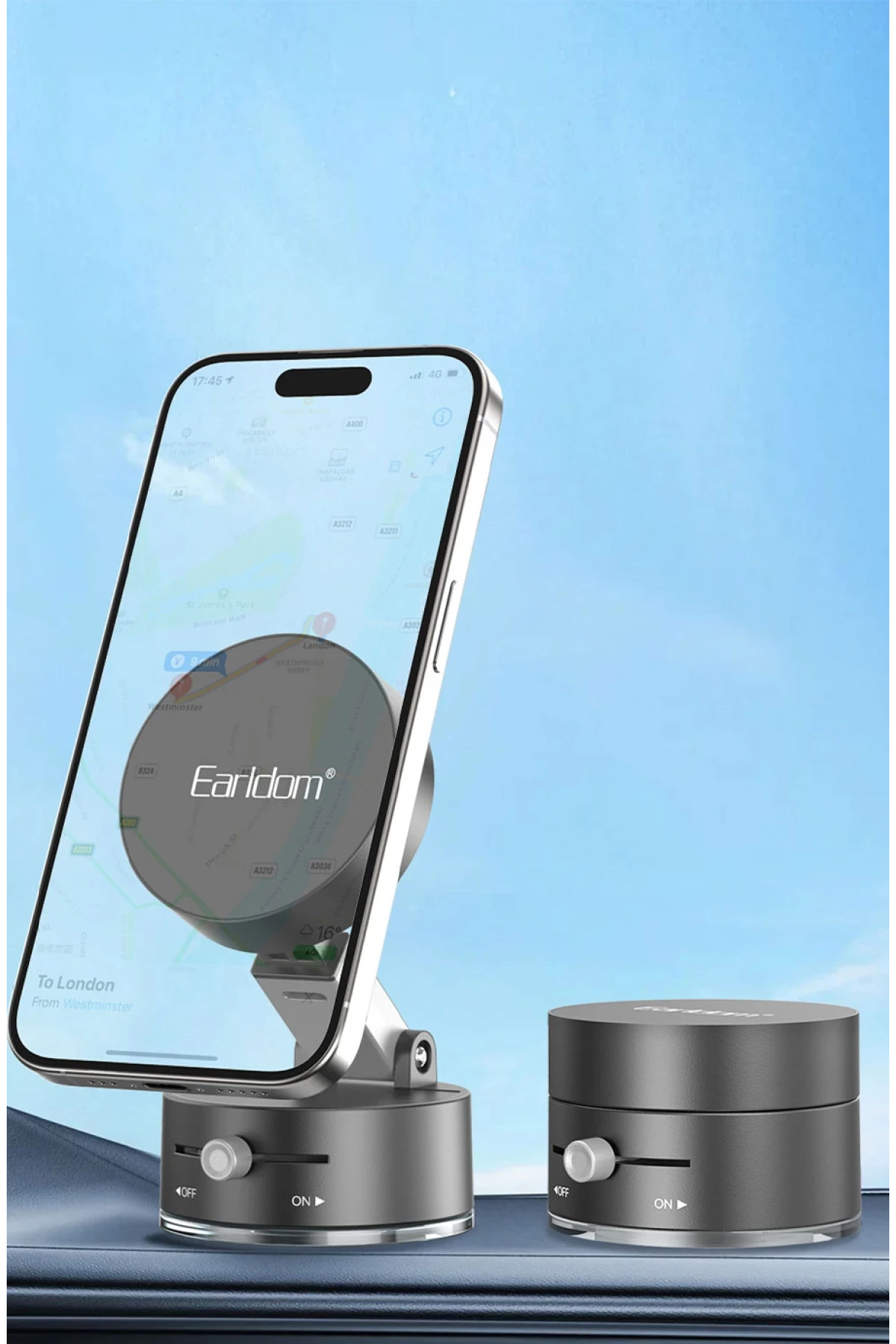 Earldom EH315 Ayarlanabilir Katlanabilir Manyetik Magsafe Telefon Tutucu
