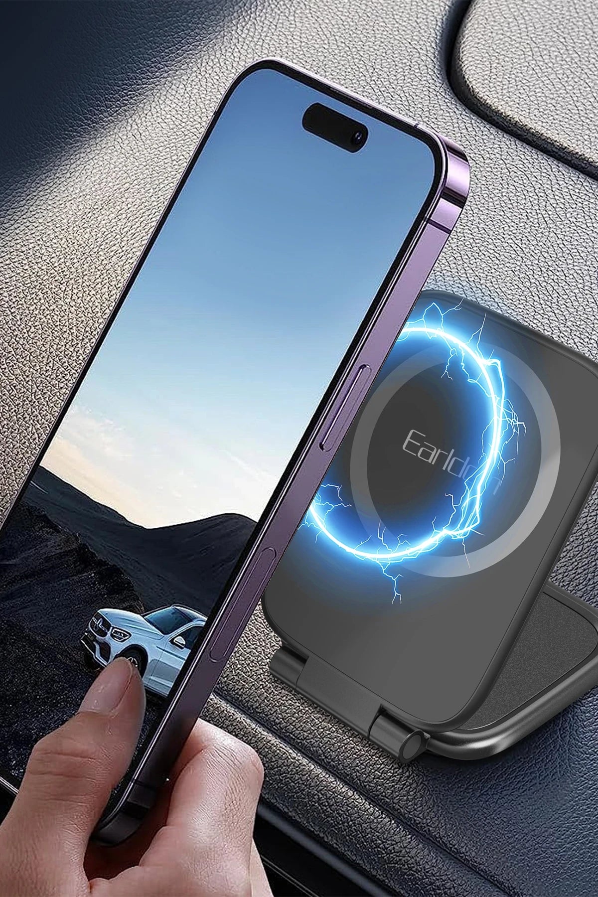 Earldom EH341 Magsafe Uyumlu 360 Dönen Manyetik Araç Tutucu