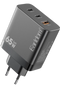 Earldom EU41 2 Adet Type-C ve 1 Adet USB Çıkışlı 65W GAN Şarj Aleti