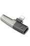 Earldom OT107L Lightning to 3.5mm ve Lightning Çıkış Dönüştürücü