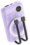 Earldom PD28 10.000 mAh 22.5W Kablosuz Şarjlı Dijital Göstergeli PD Hızlı Şarj Mini Powerbank