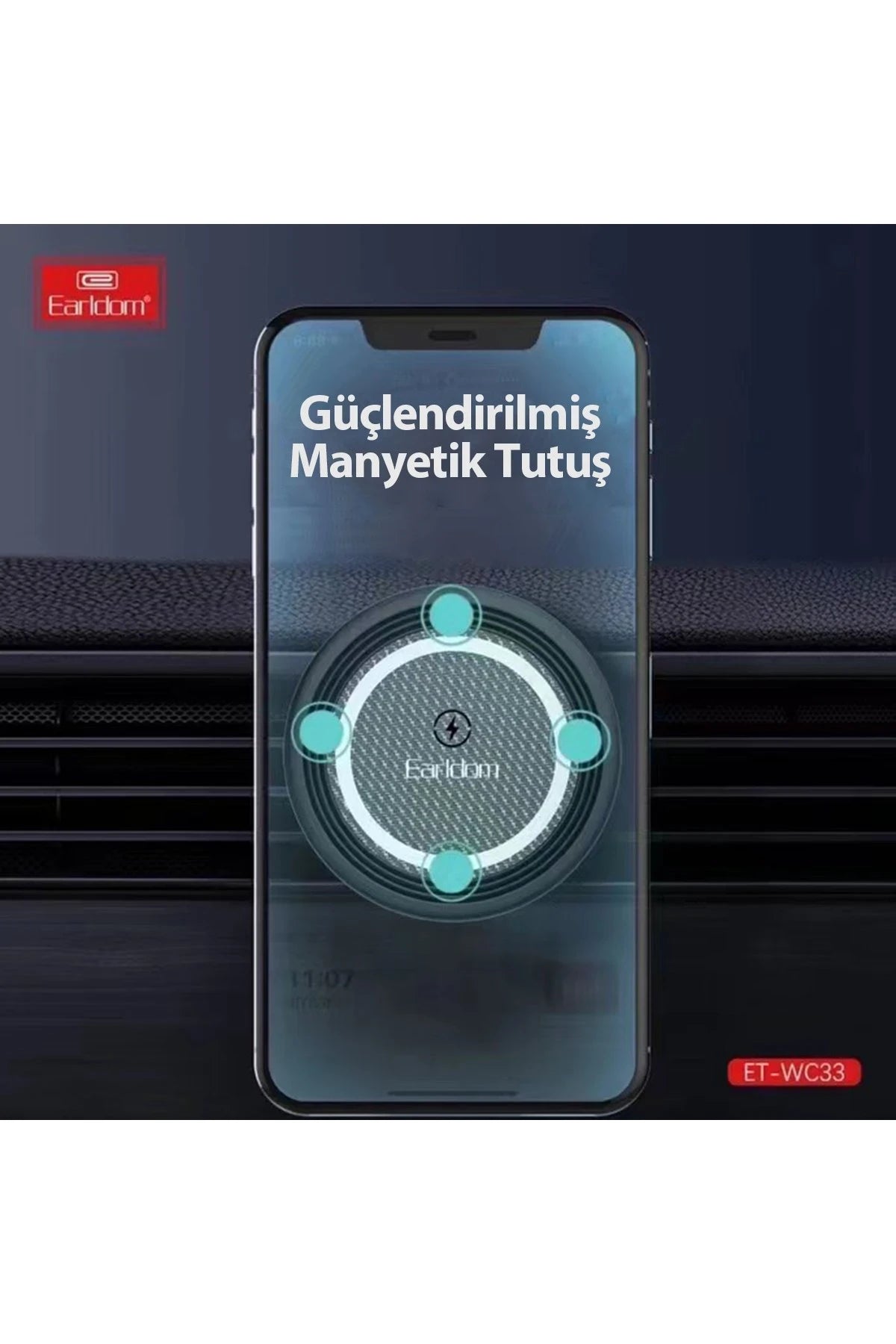 Earldom WC33 Ayarlanabilir Magsafe Araç Tutucu