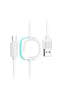 Earldom WC39 1.2M 15W Usb to Type-C ve 2.5W Kablosuz Saat Şarj Çıkışlı 2in1 Hızlı Şarj Kablosu