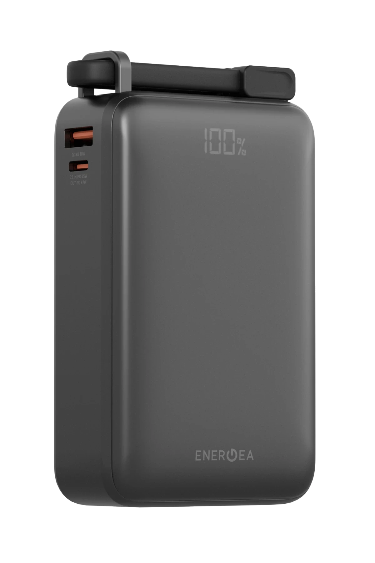 Energea ComPac Ultra67 20.000 mAh 2 Adet 67W Type-C ve 18W USB Çıkışlı Ekstra 100W Kablolu PD Hızlı Şarj Powerbank