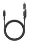 Energea Flow Duo 2in1 1.5M 240W Type-C to Type-C ve Lightning PD Hızlı Şarj Kablo