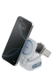 Energea X Bazic GoMag Station Mini 3in1 Katlanabilir 80cm Dahili Kablolu 15W Telefon Saat Masaüstü Hızlı Şarj Standı