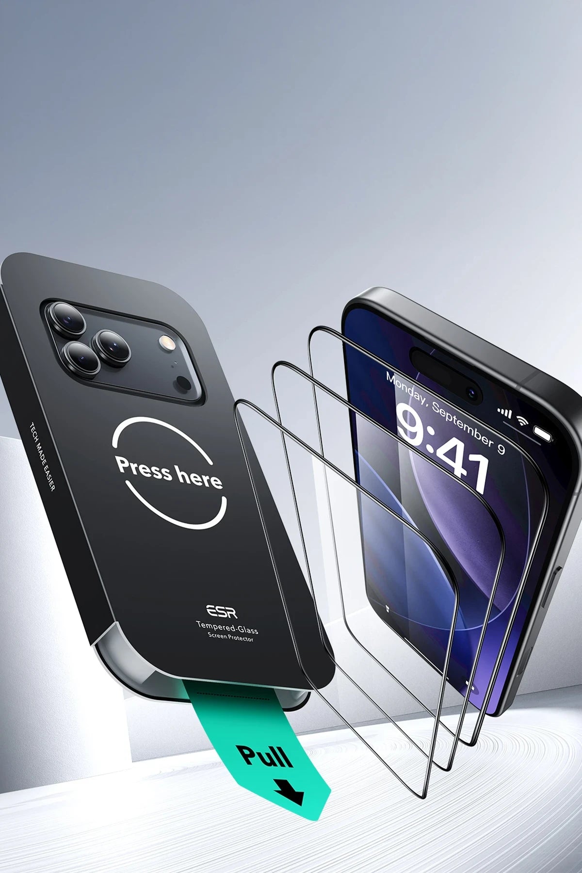 ESR Apple iPhone 14 UltraFit Classic 2 Adet Cam Ekran Koruyucu